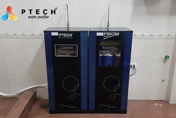 Máy lọc nước gia đình RO 8 cấp có vỏ tủ